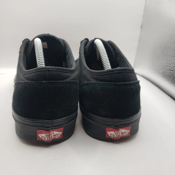 VANS Black Suede Shoes Mens 12 Style 721356 - Picture 5 of 8